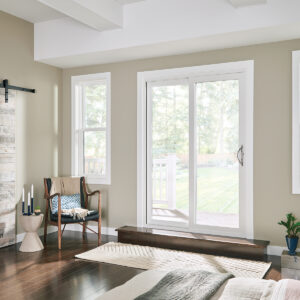 patio door in living room