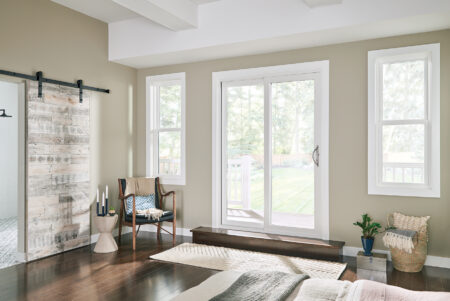 patio door in living room