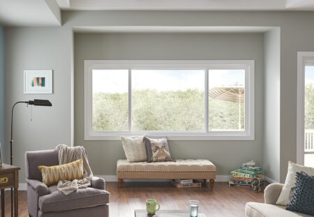 horizontal sliding window in family room