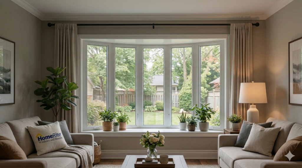 Bow window project from HomeRite