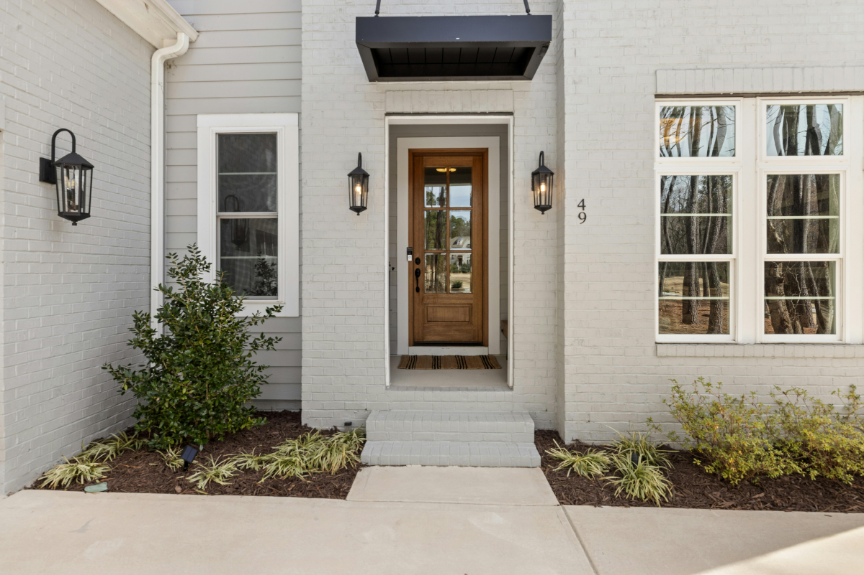Storm entry door of a Central PA home.